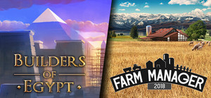 Builders of Egypt and Farm Manager 2018 banner