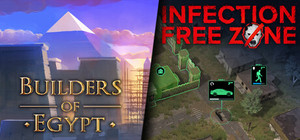 Builders of Egypt and Infection Free Zone banner