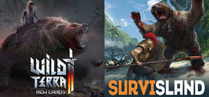 ⚒️ Wild Terra 2 × Survisland 🐻: Hardcore sandbox survivals banner