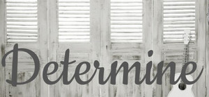 Determine banner