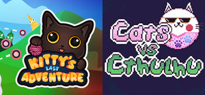 😻Kitty's Last Adventure x Cats vs Cthulhu👽: Bullet Hell Cat Roguelikes banner
