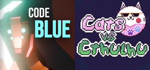 🟦CODE: BLUE x Cats vs Cthulhu👽: Bullet Hell Space Roguelikes banner
