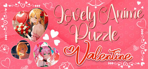 Lovely Anime Puzzle: Valentine banner
