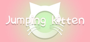 Jumping kitten banner