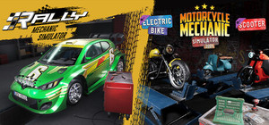 Rally Mechanic & Motorcycle Mechanic Simulator (+DLC) banner