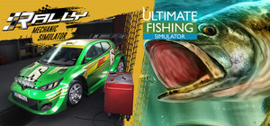 Rally Mechanic & Ultimate Fishing Simulator banner