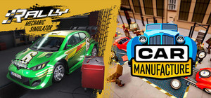 Rally Mechanic Simulator & Car Manufacture banner