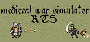 Medieval war simulator RTS banner