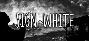 Sign White banner
