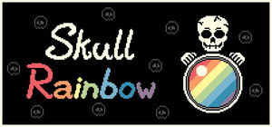 Skull Rainbow banner