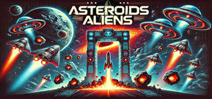 Asteroids and Aliens banner
