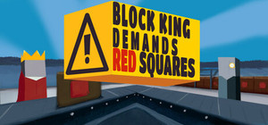 Block King Demands Red Squares banner