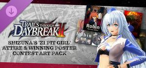 The Legend of Heroes: Trails through Daybreak II - Shizuna's 'Z1 Pit Girl' Attire & Winning Poster Contest Art Pack banner