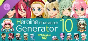 RPG Maker MZ - Heroine Character Generator 10 for MZ banner