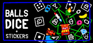 Balls, Dice & Stickers banner