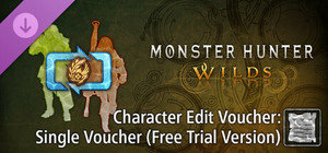 Monster Hunter Wilds - Character Edit Voucher: Single Voucher (Free Trial Version) banner