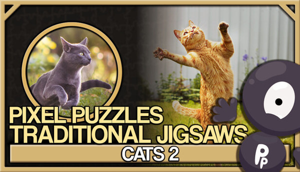 Pixel Puzzles Traditional Jigsaws Pack: Cats 2