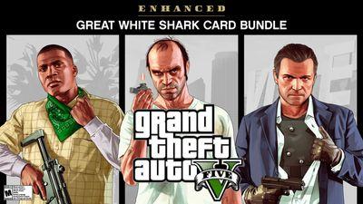 Grand Theft Auto V Enhanced & Great White Shark Card