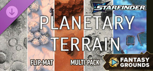 Fantasy Grounds - Starfinder 2 RPG - Flip-Mat: Planetary Terrain Multi-Pack banner