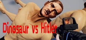 Dinosaur vs Hitler banner
