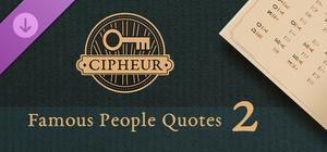 Cipheur - Famous People Quotes 2 banner