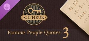 Cipheur - Famous People Quotes 3 banner