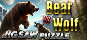 Bear vs. Wolf Jigsaw Puzzle banner