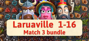 Laruaville all 16 games Match 3 bundle banner