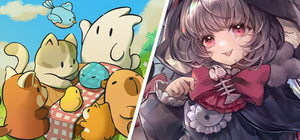 Desktop Kitten Girl & Tiny Pasture banner