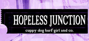 HOPELESS JUNCTION: cuppy dog barf girl and co. banner