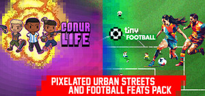 Pixelated Urban Streets & Football Feats banner