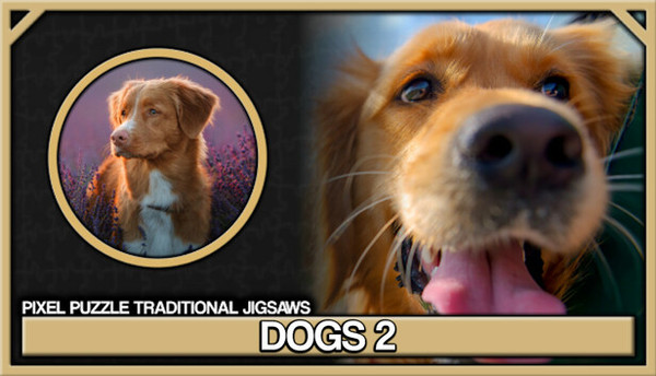 Pixel Puzzles Traditional Jigsaws Pack: Dogs 2