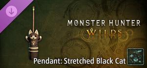 Monster Hunter Wilds - Pendant: Stretched Black Cat banner