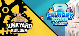 Laundry Store and Junkyard Builder banner