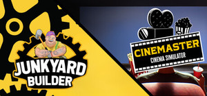 Cinemaster and Junkyard Builder banner