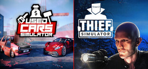 Used Cars Simulator and Thief Simulator banner