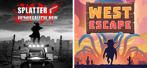 Splatter - Zombiecalypse Now + West Escape banner