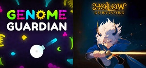 🧬 Genome Guardian × Hollow Survivors 🗡: Action Roguelikes banner