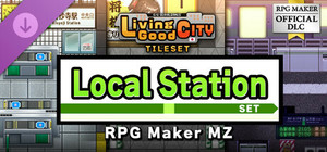 RPG Maker MZ - SERIALGAMES LivingGoodCity TILESET LocalStation SET banner