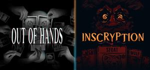 Out of hands × Inscryption banner