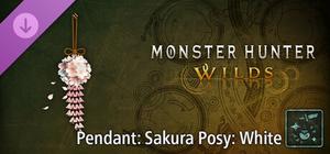 Monster Hunter Wilds - Pendant: Sakura Posy: White banner