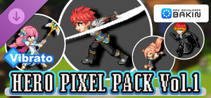 RPG Developer Bakin Vibrato HERO PIXEL PACK Vol.1 banner