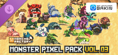 RPG Developer Bakin Mokemo Factory MONSTER PIXEL PACK Vol.3