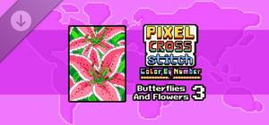Pixel Cross Stitch - Flowers and Butterflies Pack 3 banner