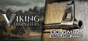 Viking Frontiers and Gunsmith Simulator banner