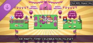 RPG Maker MV - KR Party Time! Celebration Tileset banner