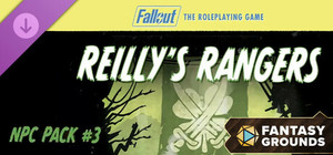 Fantasy Grounds - Fallout RPG - NPC Pack 3 - Reilly's Rangers banner