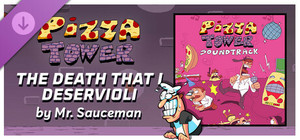 Rift of the NecroDancer: Pizza Tower - "The Death That I Deservioli" banner