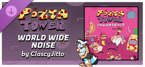 Rift of the NecroDancer: Pizza Tower - "World Wide Noise" banner
