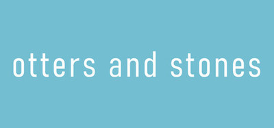 otters and stones